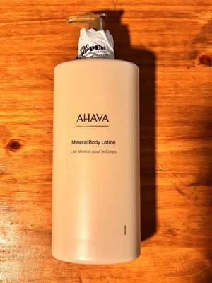 AHAVA Mineral Body Lotion (Triple Size) 24 oz 750 ml, Jumbo Size Bottle w/ Pump - Image 1 of 2