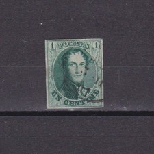 BELGIUM 1858, Sc#9, CV $125, No wmk, Used