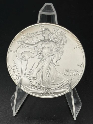 2022 1 oz Silver American Eagle Coin BU .999 Pure