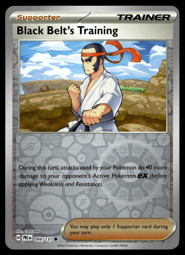 2025 Scarlet & Violet Series - Prismatic Evolutions Black Belt's Training Common