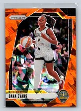 2024 Panini Prizm WNBA Dana Evans Orange Ice 72