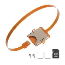 PinQiongZhe 11.8 in/30 cm Micro SD Card to Extension Cable 3D Black