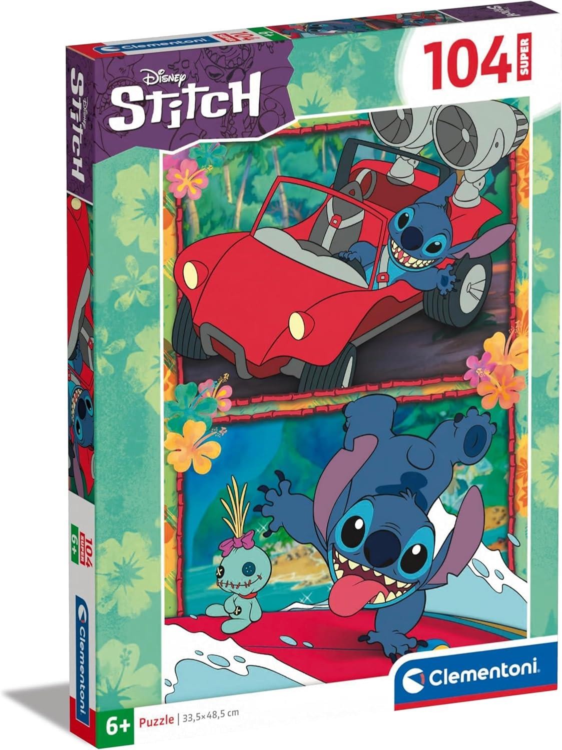Stitch 104pc Puzzle Disney Stitch Jigsaw Puzzle Ages 6 Plus