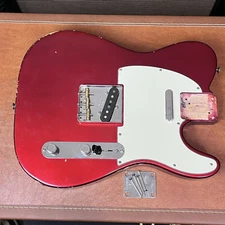 2007 Fender American Vintage 60s Telecaster LOADED BODY Tele Candy Apple Red FSR