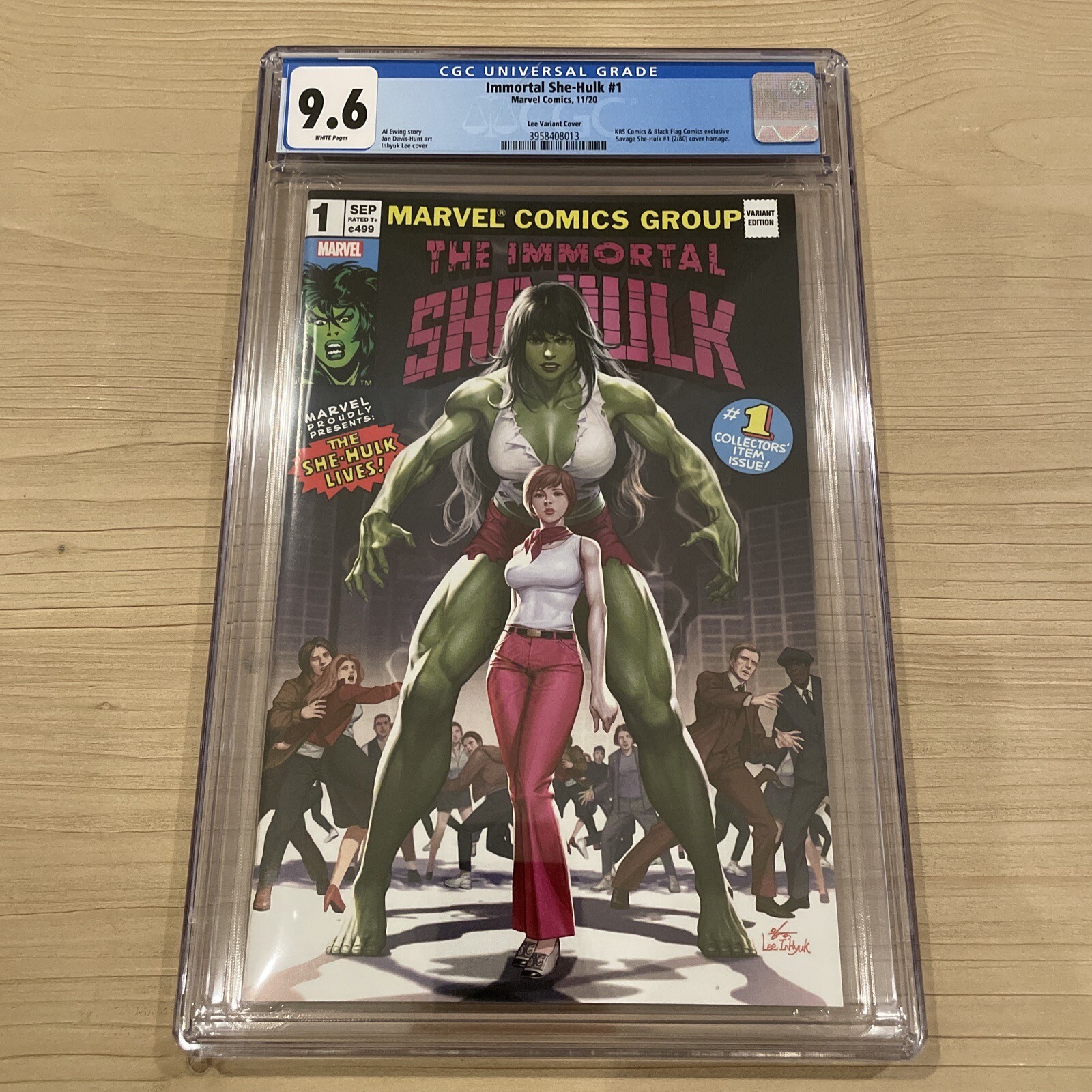 Immortal She-Hulk #1 Inhyuk Lee Variant (Marvel Comics November 2020 ...