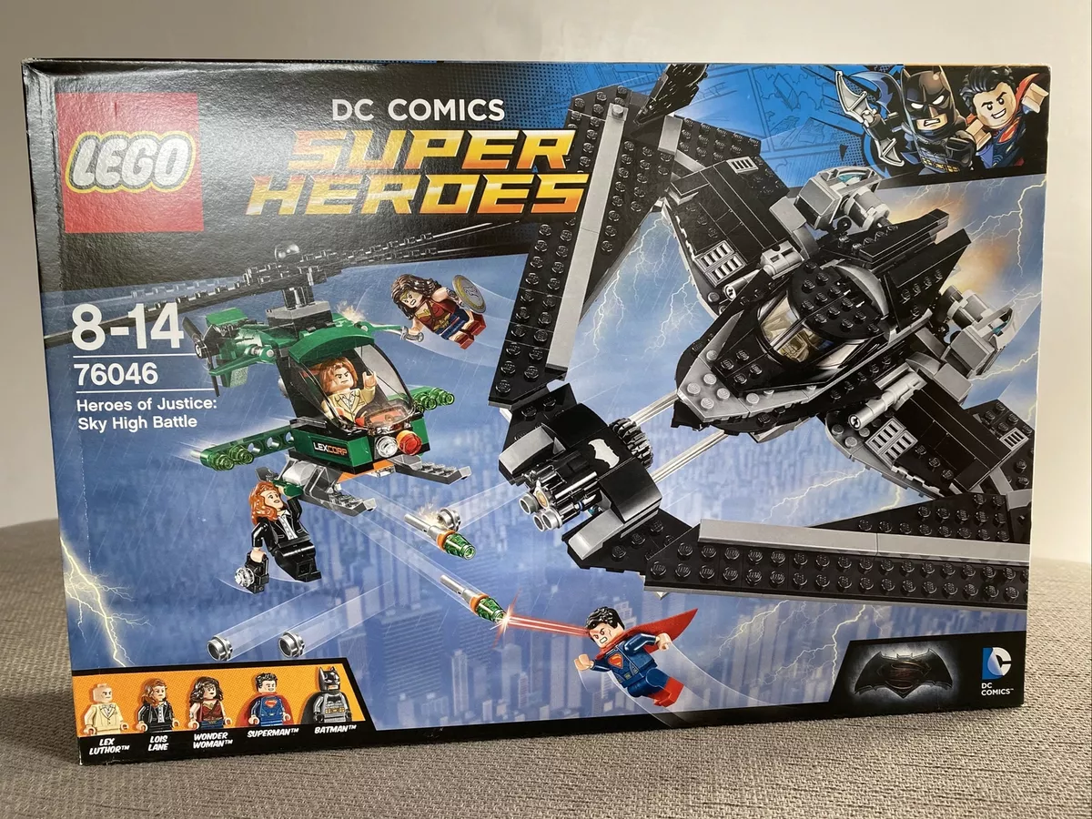 Lego 76046 Super Heroes Batman v Superman Heroes of Justice, Sky High Battle