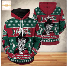 Halloween Freddy Krueger 3D HOODIE HALLOWEEN GIFT CHRISTMAS GIFT BEST PRICE