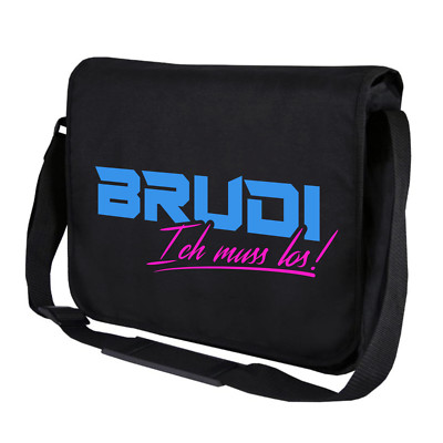 BRUDI I gotta go bro brother sayings roller crossbody messenger bag