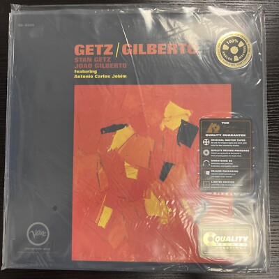 Getz/Gilberto by Joao Gilberto/Stan Getz (Vinyl, Sep-2011) sealed with stickers