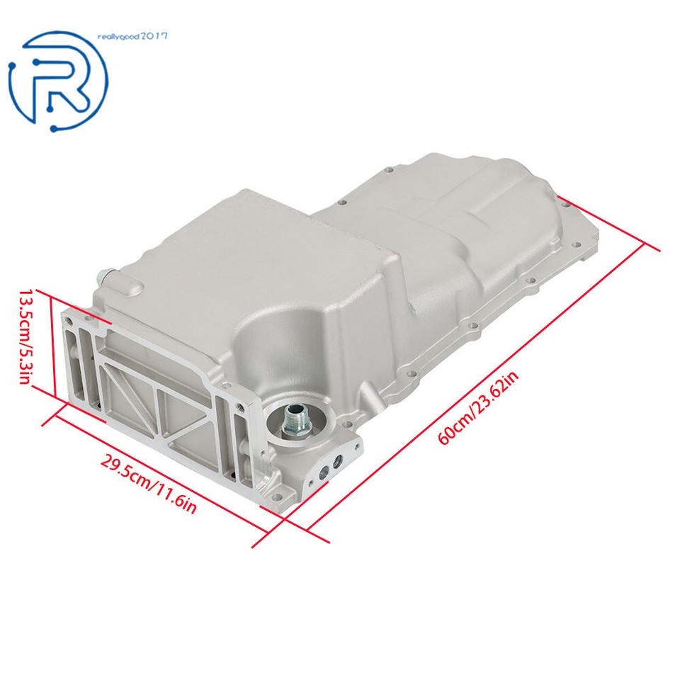 GM LS Retro-Fit Oil Pan Sump Cast Aluminium Raw Finish - Australian Auto