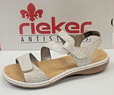 Rieker Womens Regina C7 White Combination 37