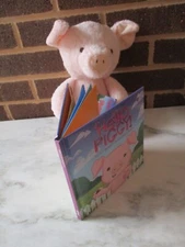 Kohl's Cares "PIG" Pink Plush 12" Tall-+ 5"x 6" Hardback Book "Hello Piggy"