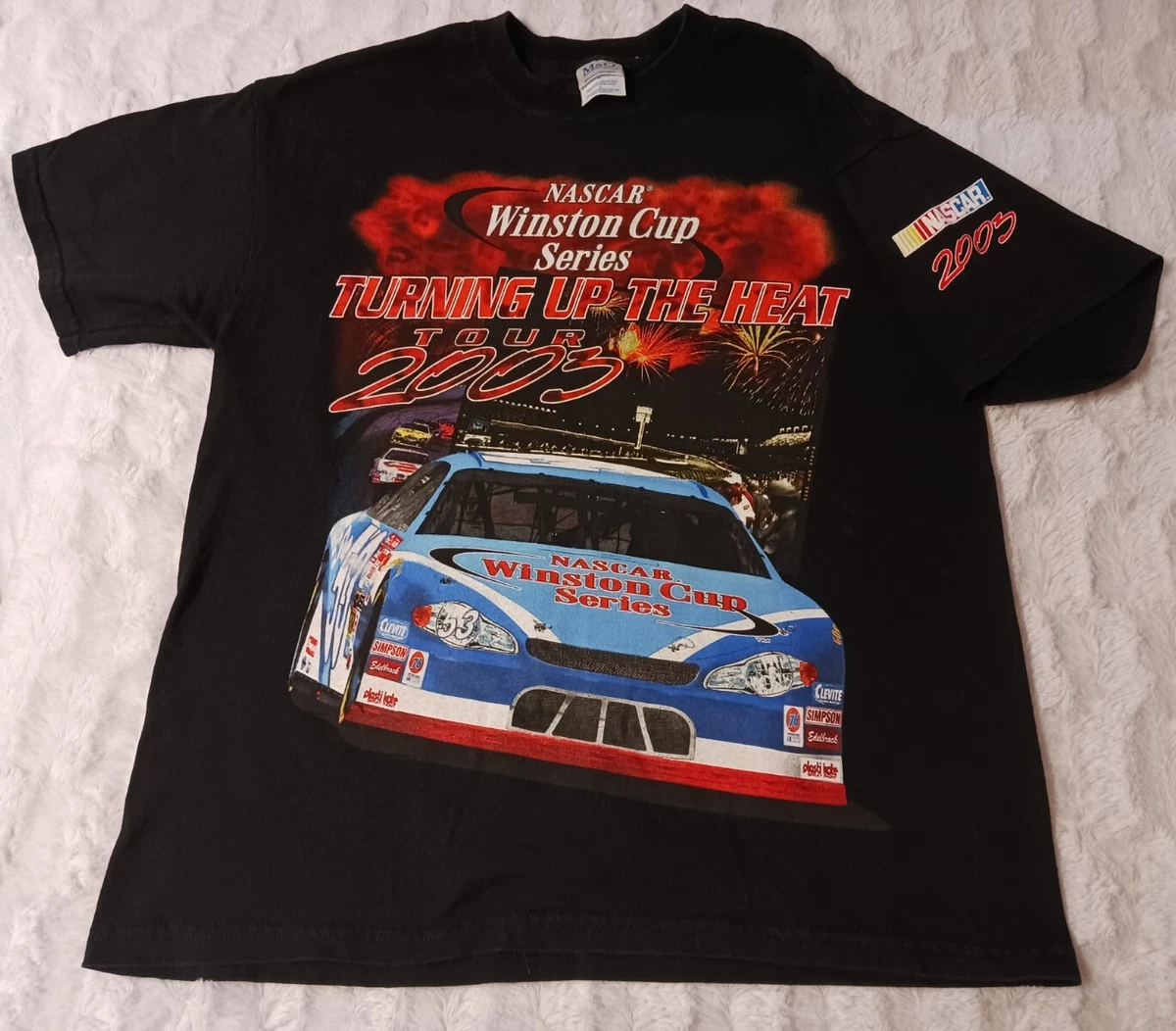 Nascar Winston Cup Series Turning Up the Heat Tour 2003 T-Shirt