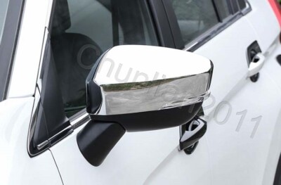 Side Mirror Cover Trim Mirrors For 2018-2021 Mitsubishi Eclipse Cross Chrome 2PC