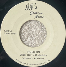 JJ'S STATION ARMS w/ J.C. JENKINS "Hold On" +1  RAREST 70s GOSPEL FUNK SOUL !!!