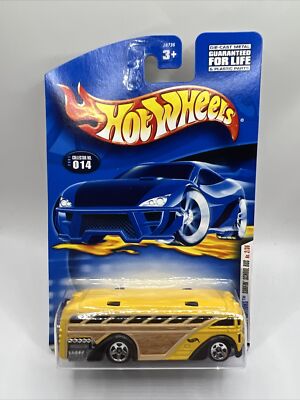 Hot Wheels 2001 First Editions Surfin' School Bus #2/36 New Collection #014 (99)