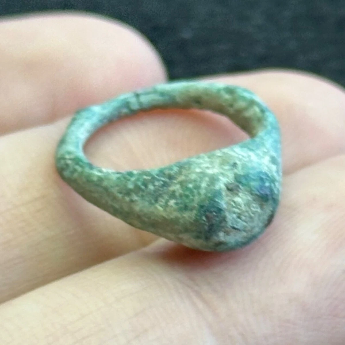 Bague Romaine Ancienne En Taille-douce Plaquée Or - Authentique Pré-1800