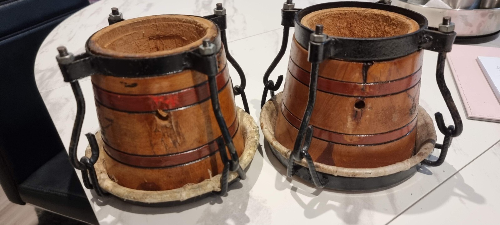 2 x 6 inch Bongo Drums eBay
