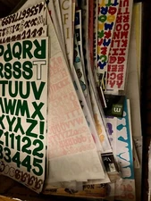 HUGE PRICE DROP Alphabet Packs Sets Lots Creative Memories, Making Memories, Etc