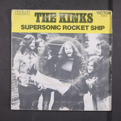 KINKS: supersonic rocket ship / 20th century man RCA Victor 7'' Single 45 RPM