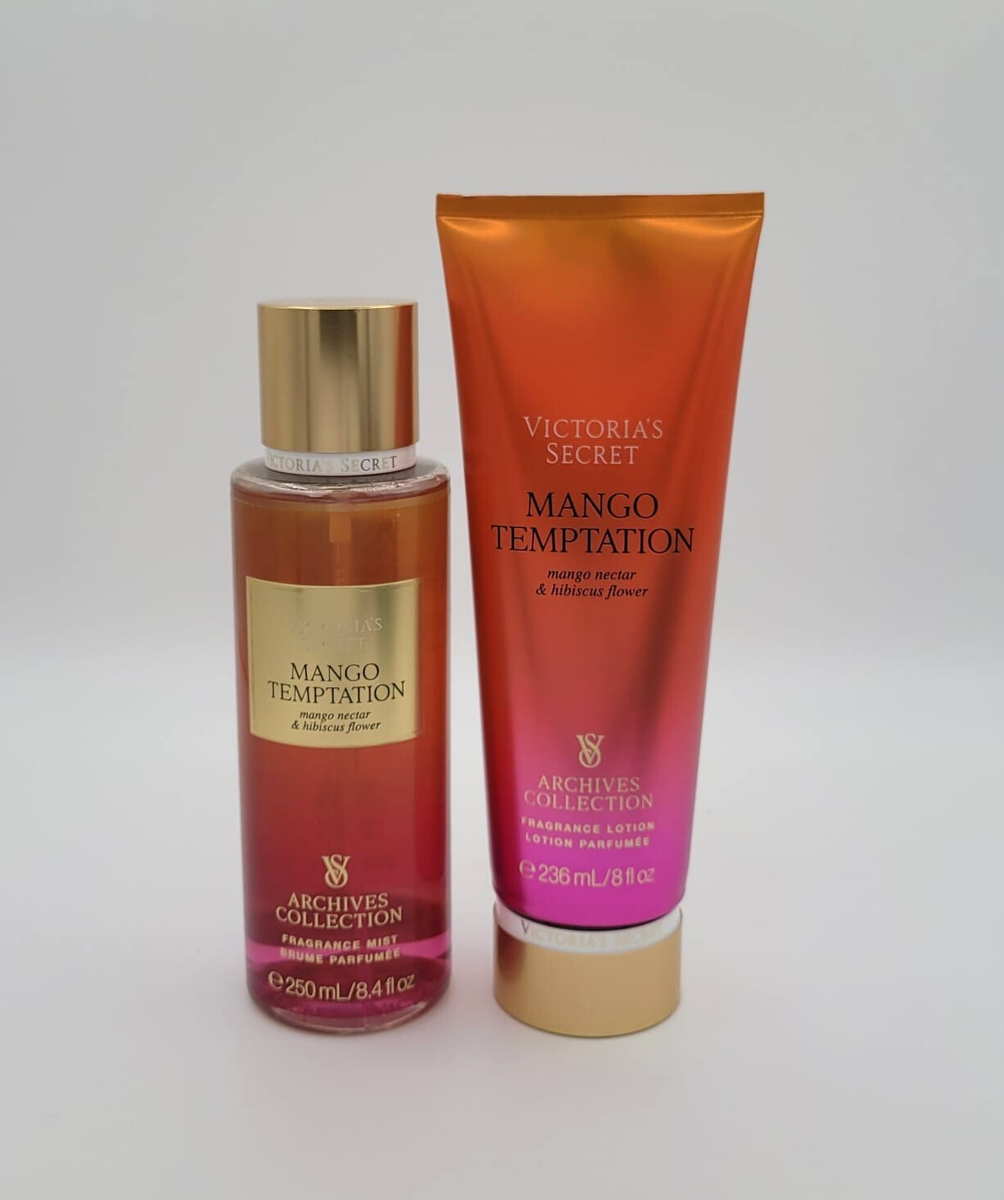 Victoria's Secret Mango Temptation Body Mist Spray & Body Lotion
