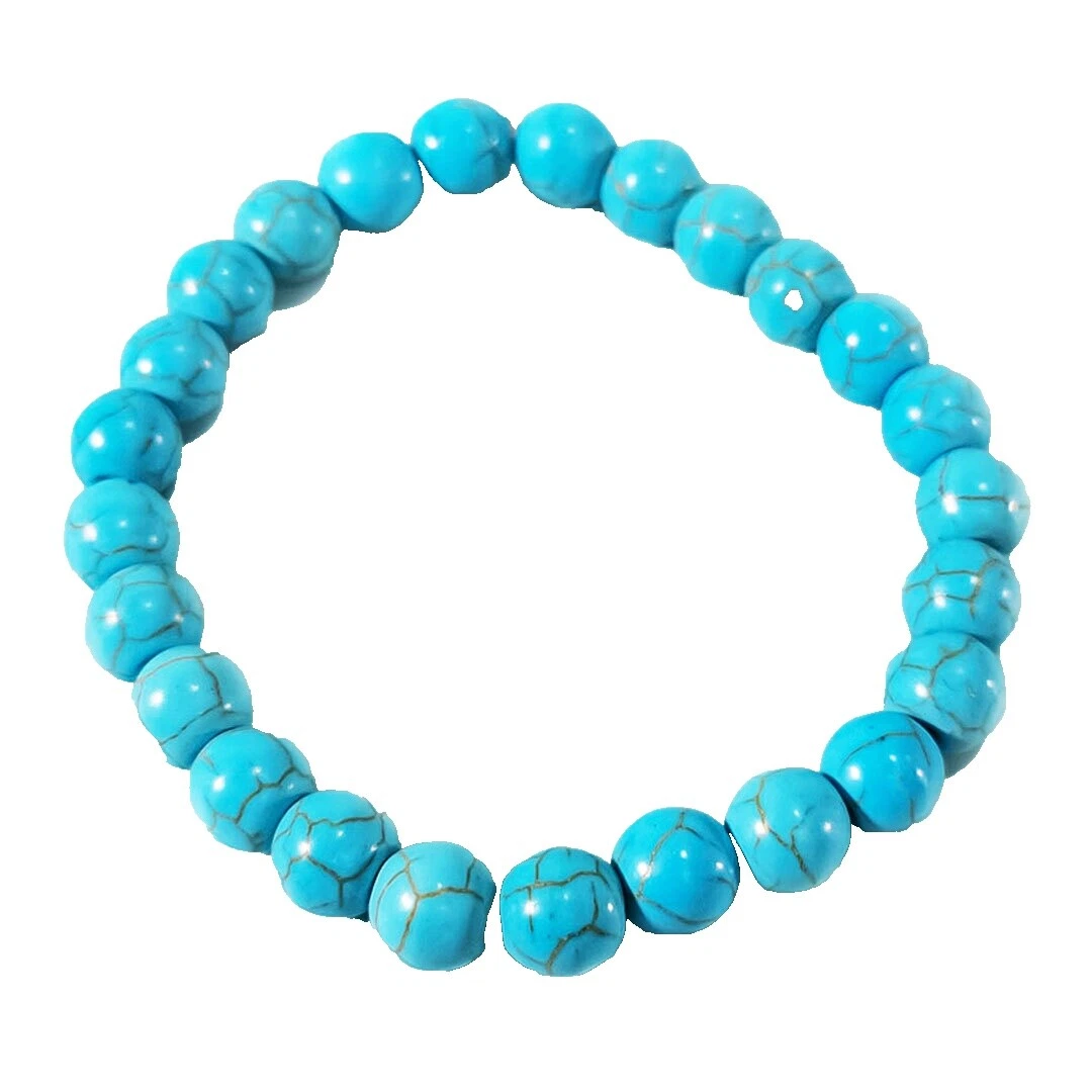 Turquoise Glass Sterling Silver Fashion Jewelry