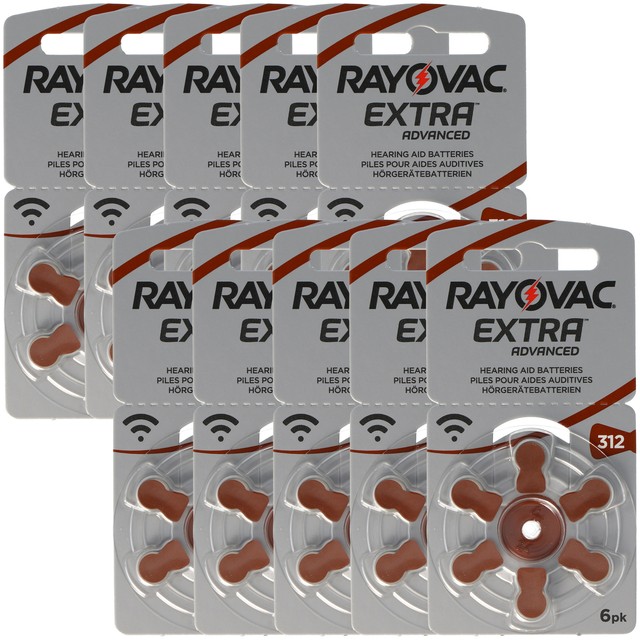 60 Stück Rayovac Hörgerätbatterie Varta HA312 PR41 4607 Acoustic Special max. 60 Stück Rayovac Hörgerätbatterie Varta HA312 PR41 4607 Acoustic Special max.