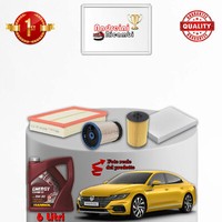 Set Service 4 Filter Und ÖL Vw Arteon 2.0 Tdi 176KW 240CV Von 2017->