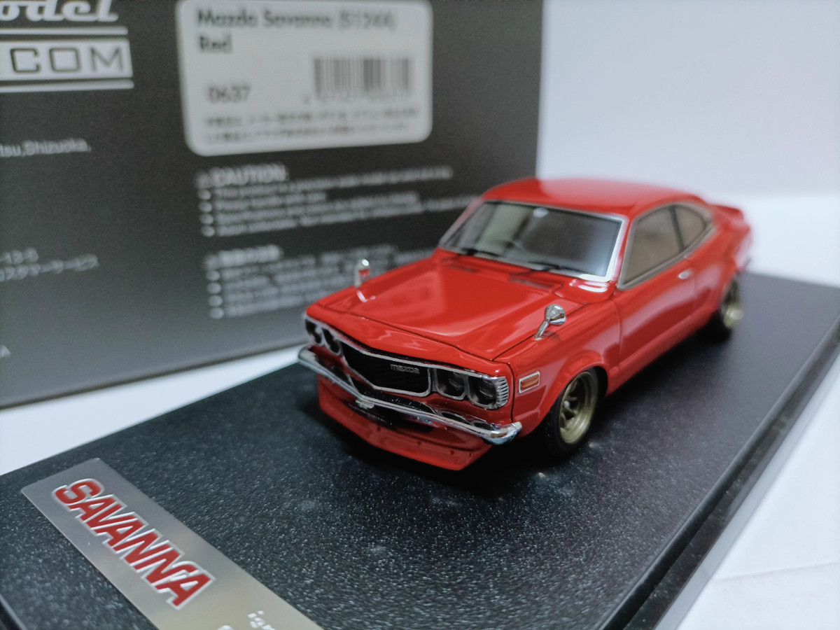 ignition model サバンナ ミニカー ワインレッド 1/43 IG 1/43 Mazda Savanna RX-3 Red | eBay