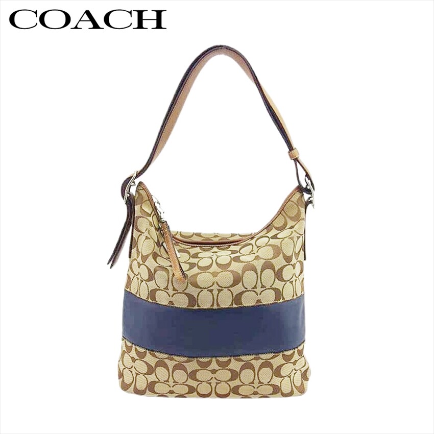 COACH Signature C4461 Two-Way Shoulder Bag Pre-Owned  