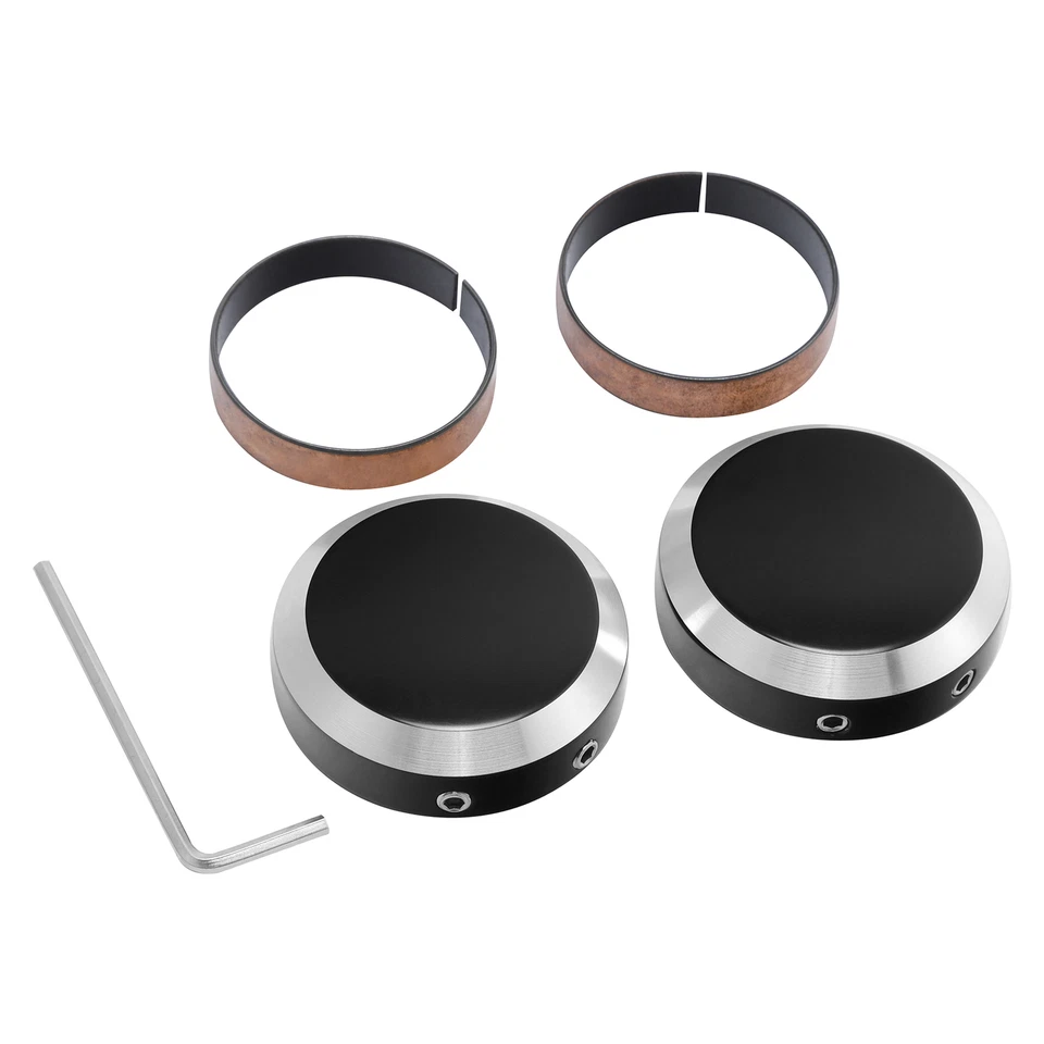 Cubierta de tuerca de vástago de horquilla apta para Harley Softail 09-25 Dyna 2009-2020 Sportster 14-22 Foto 3 de 4