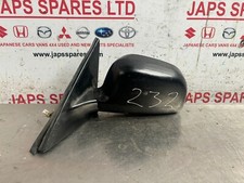 MITSUBISHI EVO 4 5 6  PASSENGER FRONT LEFT WING MIRROR BLACK WM 232