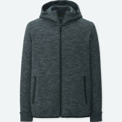 hoodie zip uniqlo sweat dry gray dark register please sign