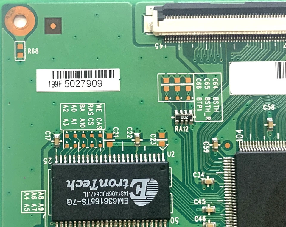 Placa Sanyo T-con 35A23C0606 V230W1-C para DP23625 Foto 4 de 4