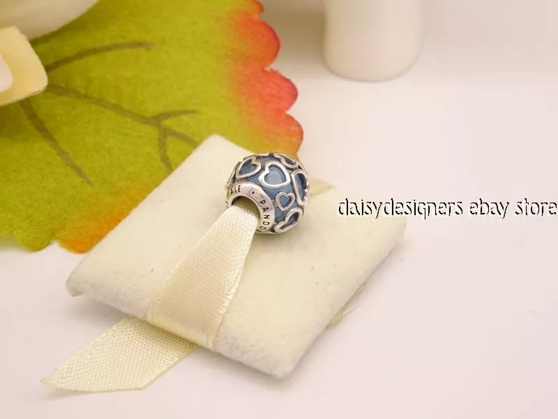 Blue encased in love charm sale
