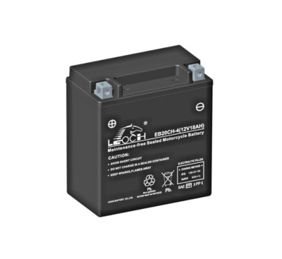 LEOCH EB20CH-4 AGM werkseitig versiegelte Motorradbatterie YTX20CH-FS