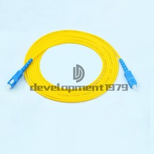 5Pcs SC UPC to SC UPC Simplex 3.0mm PVC Single Mode Fiber Patch Cable Jumper 5M