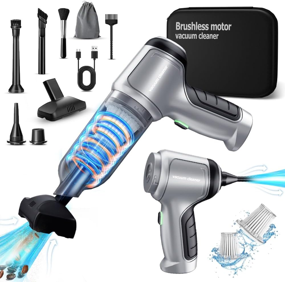 Vacuum Cleaner for Car, 3-In-1 Powerful Suction Handheld Car Vacuum Cleaner-1500