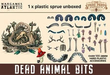 Wargames Atlantic  Dead Animal Bits 1/56 28mm scale Fantasy x sprue Unboxed 