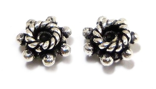 Orecchini A Cerchio Brighton Mini Ambra - Perline Crystal Con Dettagli Argento, Usati - Foto 4