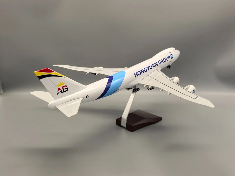 Avión de Carga Belga 1/140 Modelo 747-8F Sin Luces Juguete Regalo No Ligero Foto 4 de 4
