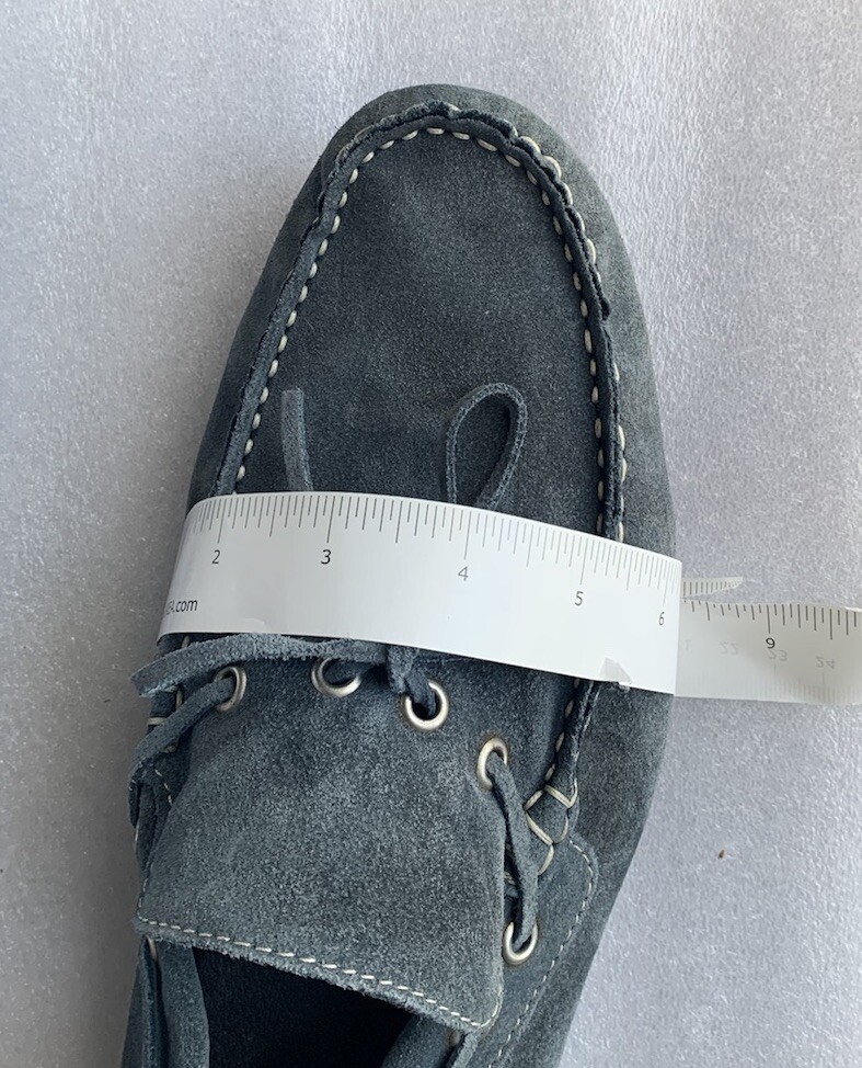 Barneys New York Gray Suede Shoes Loafers Moccasins US 10  display picture 3