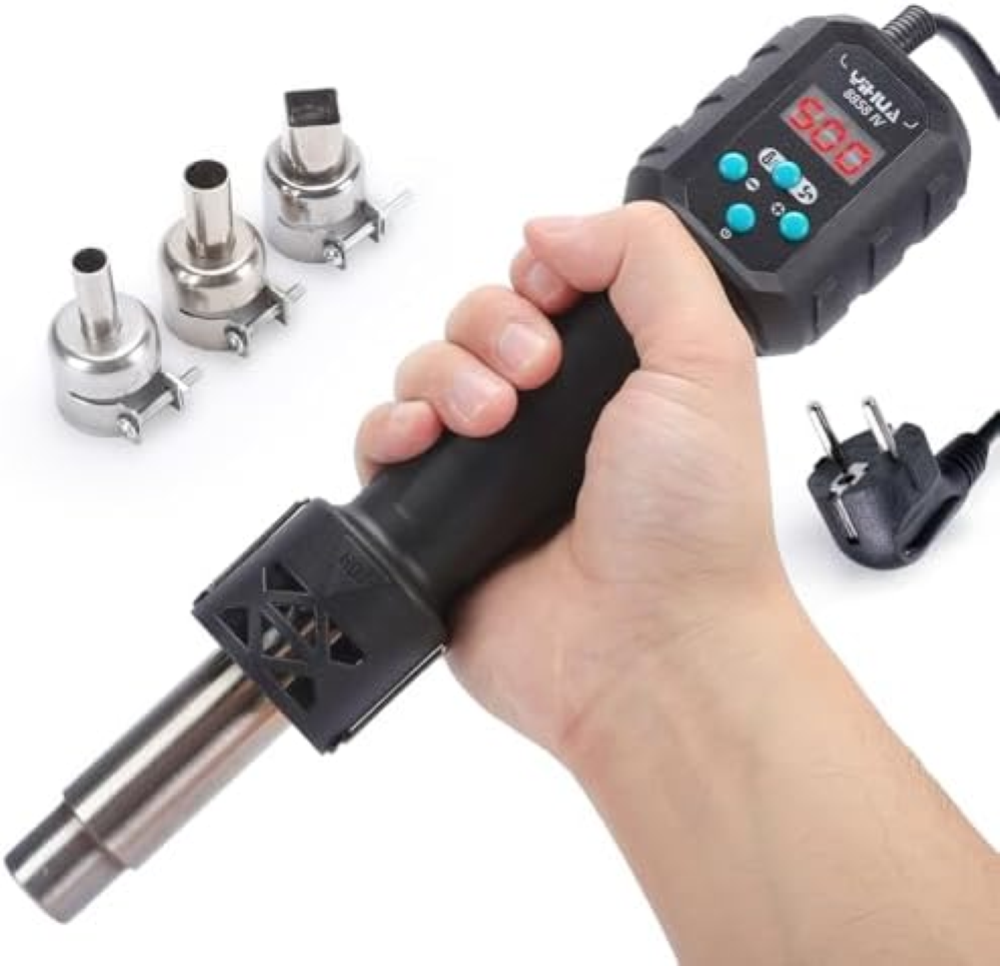 YIHUA 8858-IV Pistola termica per crafting, saldatura elettronica, fai-da-te, te