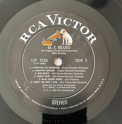 Elvis Presley LP, G.I. Blues, RCA # LSP-2256 | eBay