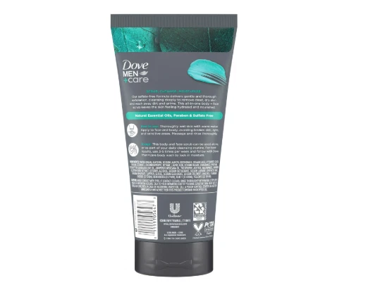 Dove Men+Care Eucalyptus Body and Face Scrub (9oz) - Image 2 of 4