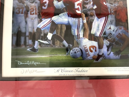 Alabama Crimson Tide Daniel Moore Print A Crimson Tradition Roll Bama Football - 第 5/6 張圖片