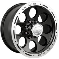 Alloy Ion Style 174 15x8 6x139.7 (6x5.5) -27mm Black Wheels Rims 174-5883b on sale Alloy Ion Style 174 15x8 6x139.7 (6x5.5) -27mm Black Wheels Rims 174-5883b on sale