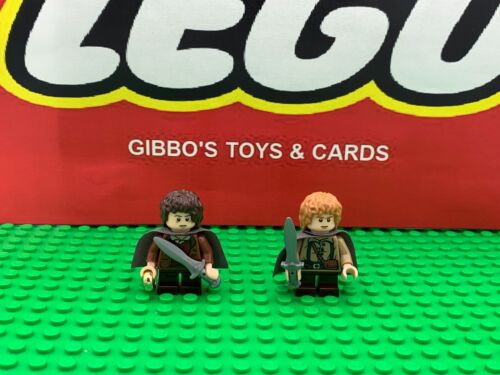 LEGO FRODO & SAMWISE GAMGEE minifigures LOTR/HOBBIT set 9470 lor003 lor004