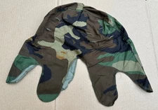 US M1 Helmet Woodland Camo Cover