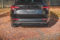Maxton Design Diffusor Heckansatz Passend FüR Skoda Karoq Sportline Schwarz Hoch